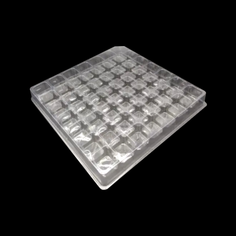 Transparent PET High-Precision Electronic Component Blister Tray